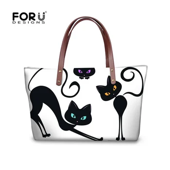 FORUDESIGNS Large Capacity Women Handbags Fashion Crossbody Bags Cartoon Cute Cat Casual Brand Shopping Bags for Lady Bolsa Bag
FORUDESIGNS Large Capacity Women Handbags Fashion Crossbody Bags Cartoon Cute Cat Casual Brand Shopping Bags for Lady Bolsa Bag