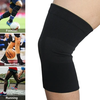 Slicone Non-slip Basketball Football Hiking Sport Safety Kneepad Knee Pads Training Elastic Knee Support Knee Protect Black
Slicone Non-slip Basketball Football Hiking Sport Safety Kneepad Knee Pads Training Elastic Knee Support Knee Protect Black