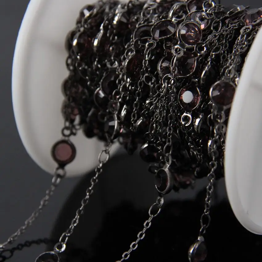 5Meter/Lot,6mm Purple Glass Faceted Round Beads Chains,Wire Wrapped Plated Gun black Coin Glass Flat beads Chains bracelet
5Meter/Lot,6mm Purple Glass Faceted Round Beads Chains,Wire Wrapped Plated Gun black Coin Glass Flat beads Chains bracelet