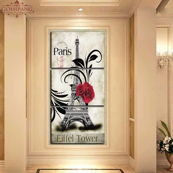 Gohipang 3 Piece Hot Sell Modern Wall Painting Paris Tower Posters Home Wedding Decorative Modular Picture Print On Canvas Frame
Gohipang 3 Piece Hot Sell Modern Wall Painting Paris Tower Posters Home Wedding Decorative Modular Picture Print On Canvas Frame