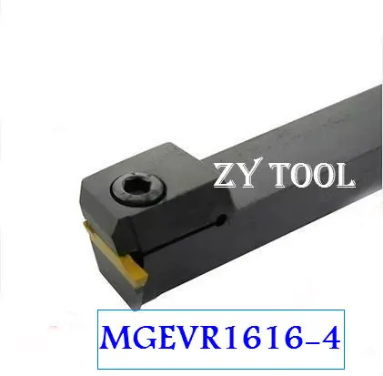 MGEVR1616-4 Lathe Slotting Tools 16*16*100mm 4.0 Width External Grooving Turning Tool Holder CNC lathe tool
MGEVR1616-4 Lathe Slotting Tools 16*16*100mm 4.0 Width External Grooving Turning Tool Holder CNC lathe tool