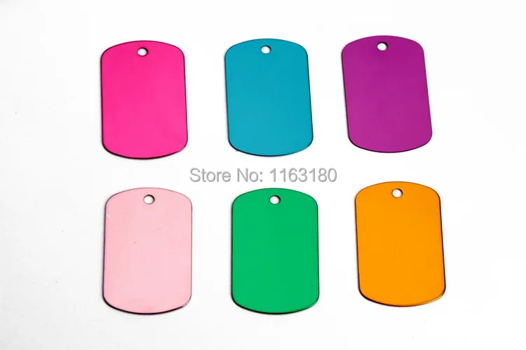 100 pcs/lot Pet ID Tag Colorful Rectangle Anodized Aluminum Stamping Blanks Discs for Craft Tags Color Mix
100 pcs/lot Pet ID Tag Colorful Rectangle Anodized Aluminum Stamping Blanks Discs for Craft Tags Color Mix