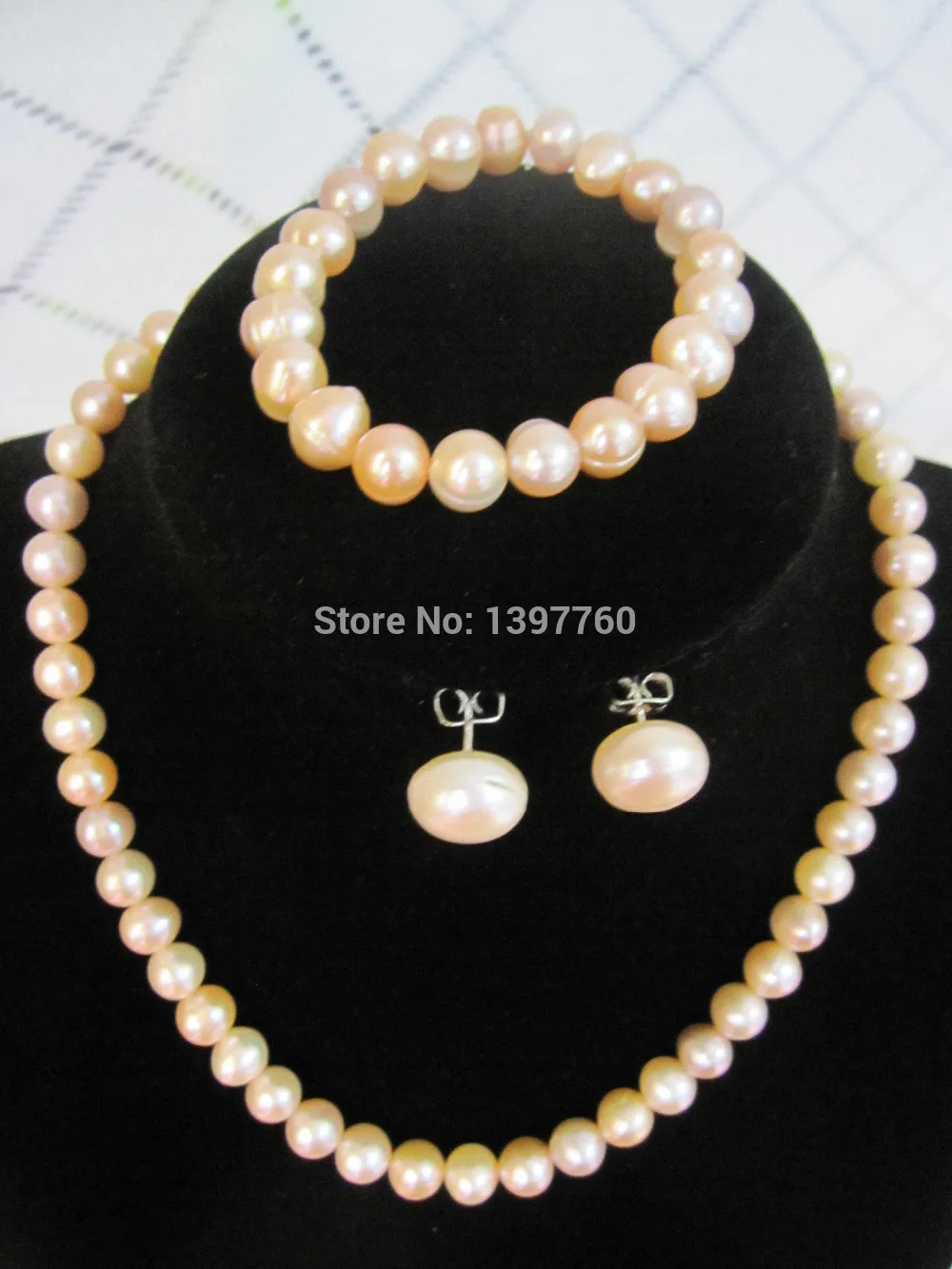 Miss charm Jew.152 Queen Pink Pearl Jewelry Set Necklace+Bracelet+Earrings-100%Guarantee Genuine (A0513)
Miss charm Jew.152 Queen Pink Pearl Jewelry Set Necklace+Bracelet+Earrings-100%Guarantee Genuine (A0513)