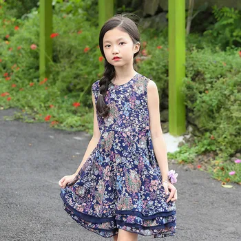 Newest Girls Summer Flower Dress Sleeveless kids O-Neck Dresses for Girl Princess Party Wedding Dress Children Cute Clothing E53
Newest Girls Summer Flower Dress Sleeveless kids O-Neck Dresses for Girl Princess Party Wedding Dress Children Cute Clothing E53