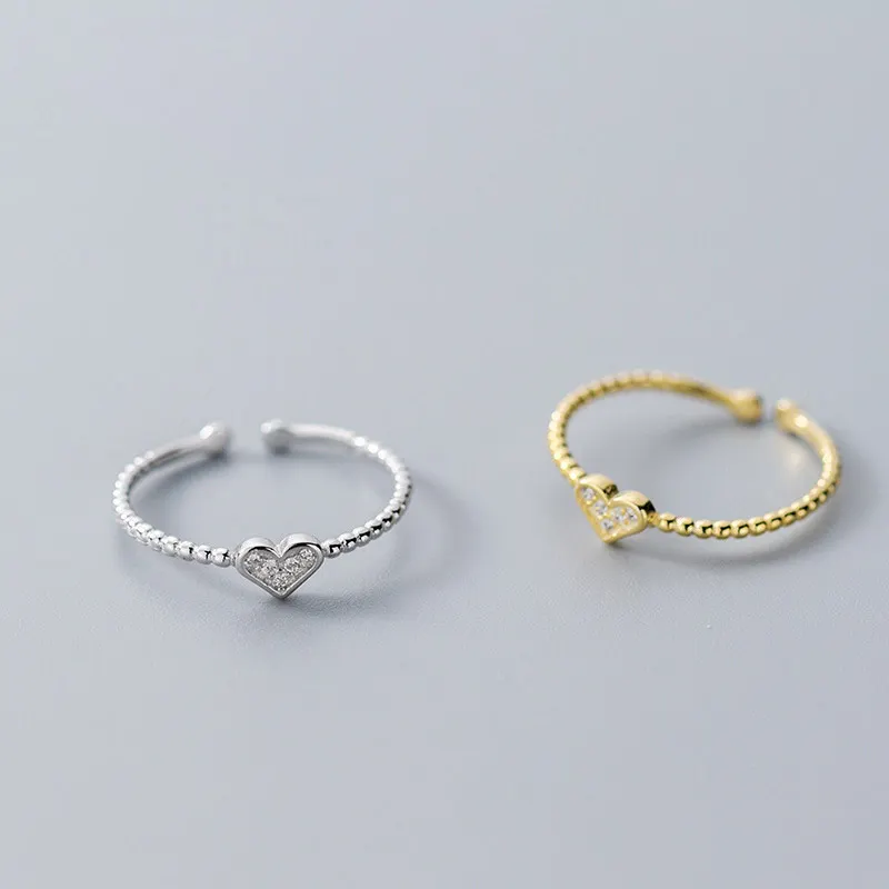 100% 925 Sterling Silver Finger Ring Romantic Simple Heart CZ Wedding Rings for Women Girls Wife S925 Sterling-silver-jewelry
100% 925 Sterling Silver Finger Ring Romantic Simple Heart CZ Wedding Rings for Women Girls Wife S925 Sterling-silver-jewelry