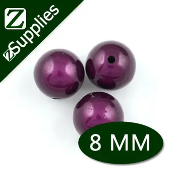 Wholesale 8mm Dark Purple Miracle Beads, Acrylic Chunky Beads, Dream Bead DIY Jewelry Findings
Wholesale 8mm Dark Purple Miracle Beads, Acrylic Chunky Beads, Dream Bead DIY Jewelry Findings