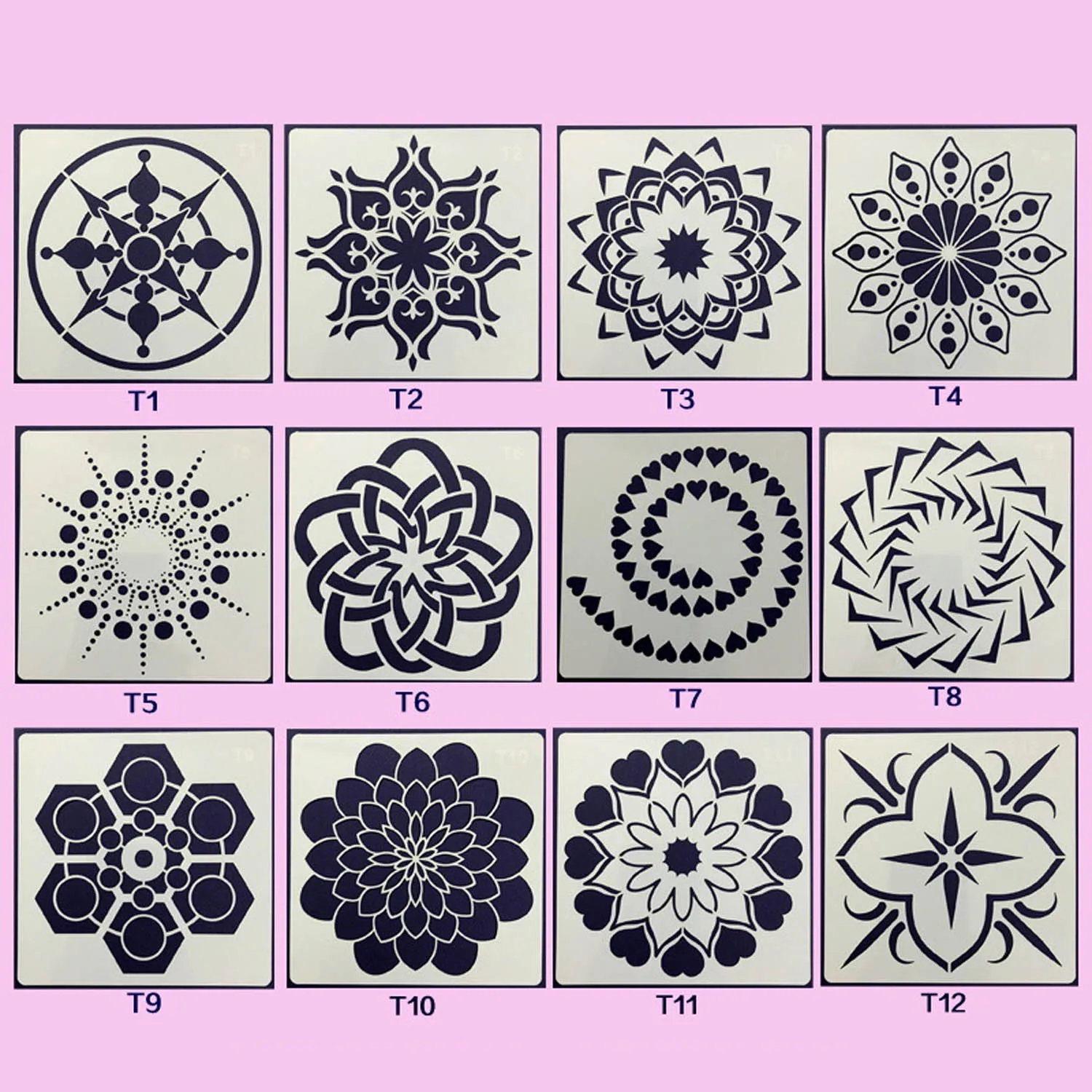 12pcs Mandala Painting Dotting Tools Templates Stencil Set for DIY Painting Drawing Drafting Art Craft Projects Fabric Wall Art
12pcs Mandala Painting Dotting Tools Templates Stencil Set for DIY Painting Drawing Drafting Art Craft Projects Fabric Wall Art