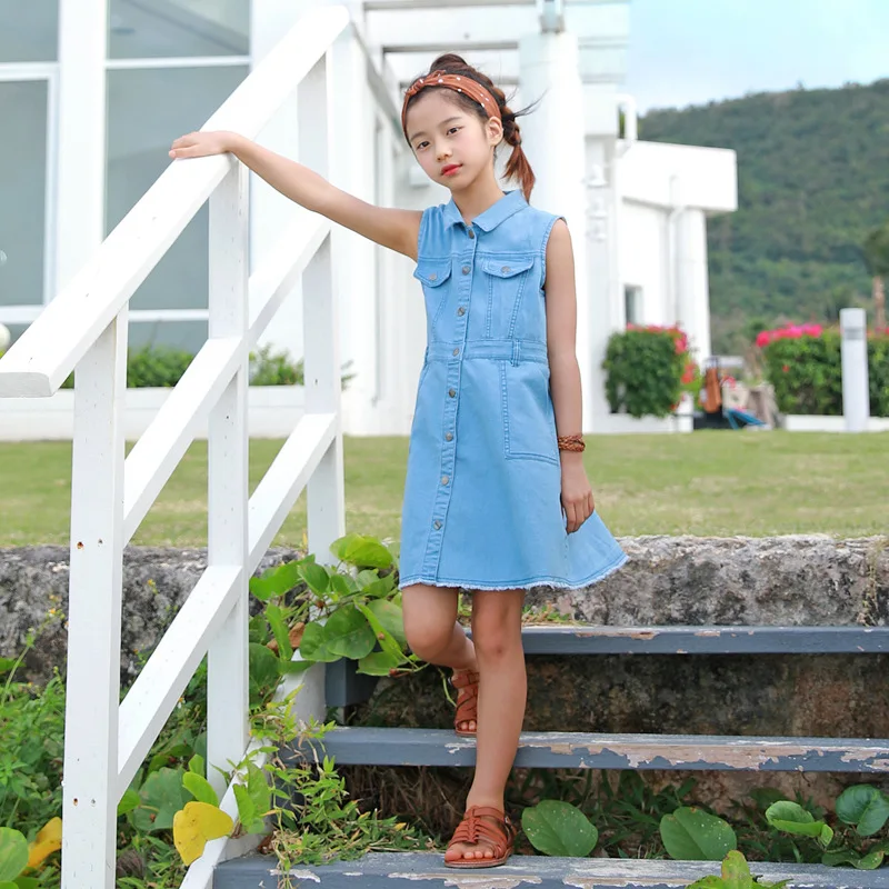 Brand Kids Jeans Dress 2019 New Baby Summer Dress Girls Sundress Fashion Denim Kids Dresses for Girls Toddler Teen Clothes,#5109
Brand Kids Jeans Dress 2019 New Baby Summer Dress Girls Sundress Fashion Denim Kids Dresses for Girls Toddler Teen Clothes,#5109