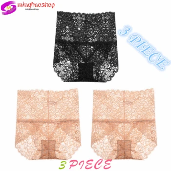 3 Pcs Panties Underwear Women's Sexy Lace Panties Briefs Lingerie Woman hips and abdomen Cotton Crotch Transparent Lingerie
3 Pcs Panties Underwear Women's Sexy Lace Panties Briefs Lingerie Woman hips and abdomen Cotton Crotch Transparent Lingerie
