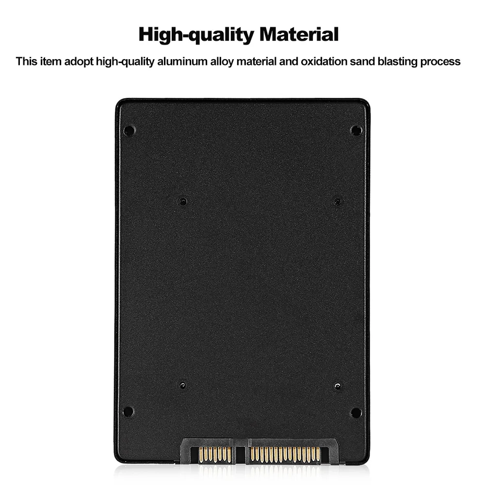 S103-1N M.2 NGFF to SATA III Converter Adapter 2.5in M.2 NGFF to SATA SSD Enclosure for 2242/2260/2280mm NGFF M.2 SSD
S103-1N M.2 NGFF to SATA III Converter Adapter 2.5in M.2 NGFF to SATA SSD Enclosure for 2242/2260/2280mm NGFF M.2 SSD