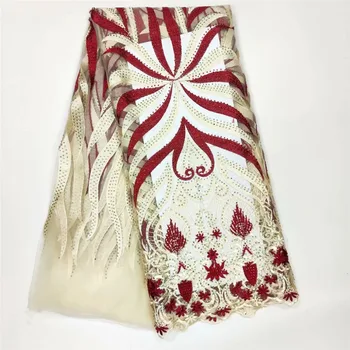 WINE RED African Lace Fabric2019 High Quality Lace Heavy African Guipure Cord Lace Fabric With lots of Stones For Nigerian Women
WINE RED African Lace Fabric2019 High Quality Lace Heavy African Guipure Cord Lace Fabric With lots of Stones For Nigerian Women