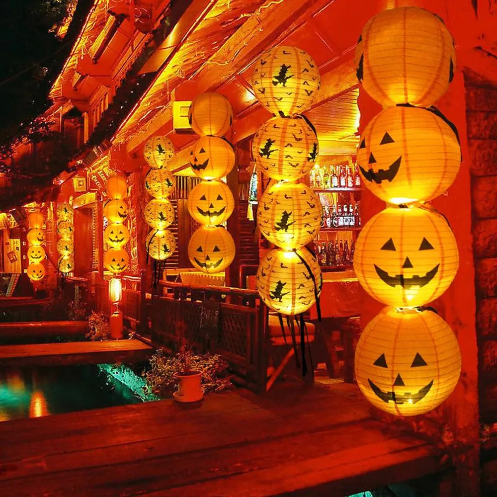 Halloween Paper Pumpkin Lantern Round Hanging DIY Lanterns Holiday Party Decor Halloween Lighting Ball #YJ
Halloween Paper Pumpkin Lantern Round Hanging DIY Lanterns Holiday Party Decor Halloween Lighting Ball #YJ