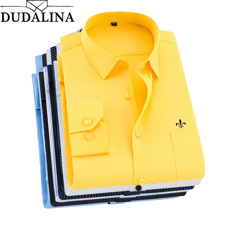 Dudalina 2019 Camisa Social Masculina Men Shirt Long Sleeved Classical Male Shirts Formal Business Shirt Man Embroidery Logo
Dudalina 2019 Camisa Social Masculina Men Shirt Long Sleeved Classical Male Shirts Formal Business Shirt Man Embroidery Logo