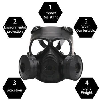 Gas Mask Breathing Mask Creative Stage Performance Prop for CS Field Equipment Cosplay Protection Halloween Evil
Gas Mask Breathing Mask Creative Stage Performance Prop for CS Field Equipment Cosplay Protection Halloween Evil