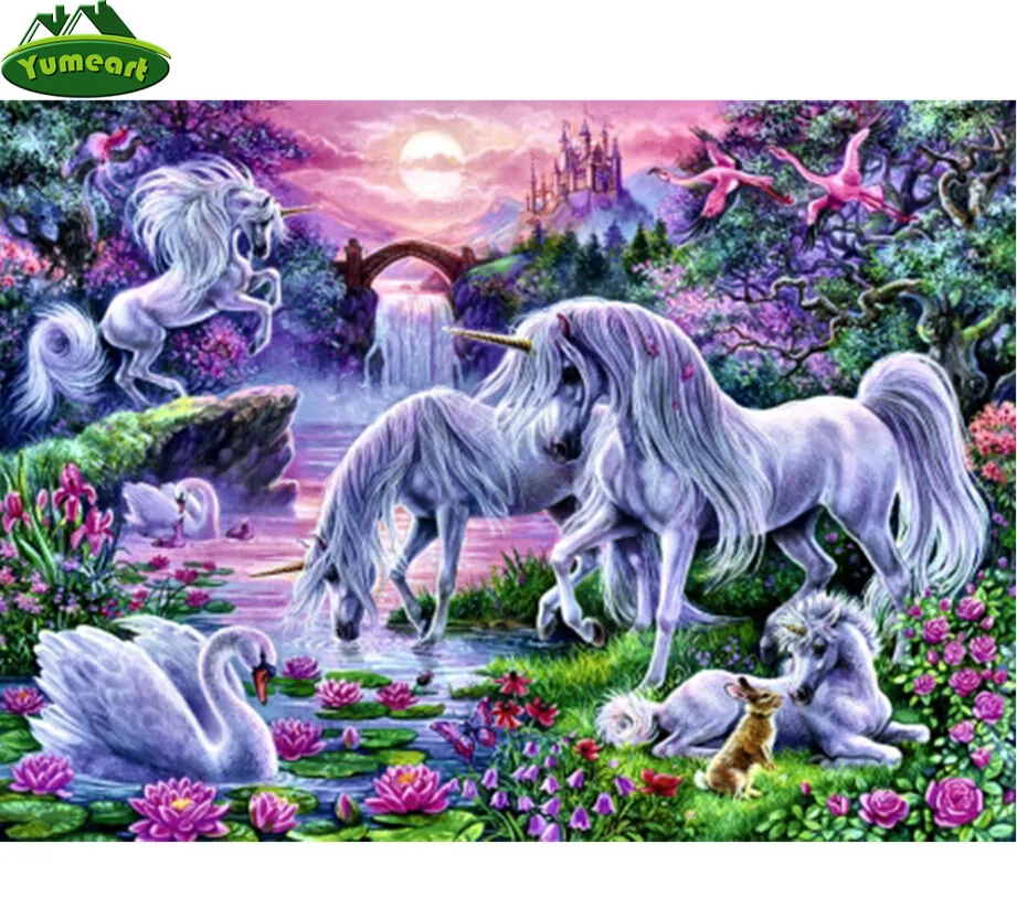 Fantasy Cartoon Unicorns In The Sunset Glow 5D Diy Diamond Painting Kit Cross Stitch Mosaic Needlework Children Room Decorations
Fantasy Cartoon Unicorns In The Sunset Glow 5D Diy Diamond Painting Kit Cross Stitch Mosaic Needlework Children Room Decorations