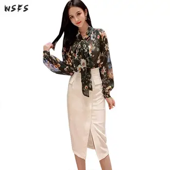 Summer 2 Pieces Sets Black Floral Chiffon Lantern Sleeve Top Blouse White Midi Wrap Skirts Sexy Party Office Ladies Women Dress
Summer 2 Pieces Sets Black Floral Chiffon Lantern Sleeve Top Blouse White Midi Wrap Skirts Sexy Party Office Ladies Women Dress