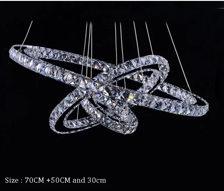 Phube Lighting LED Ring Chandelier Light Modern Crystal Lustre Chandeliers Light Lighting included Remote Control+Free shipping!
Phube Lighting LED Ring Chandelier Light Modern Crystal Lustre Chandeliers Light Lighting included Remote Control+Free shipping!