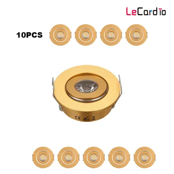 10PC Golden LED Downlight 1W/3W Warm White/Cold White Dimmable Downlight Living Room Bedroom Corridor Home Lighting Fixture
10PC Golden LED Downlight 1W/3W Warm White/Cold White Dimmable Downlight Living Room Bedroom Corridor Home Lighting Fixture