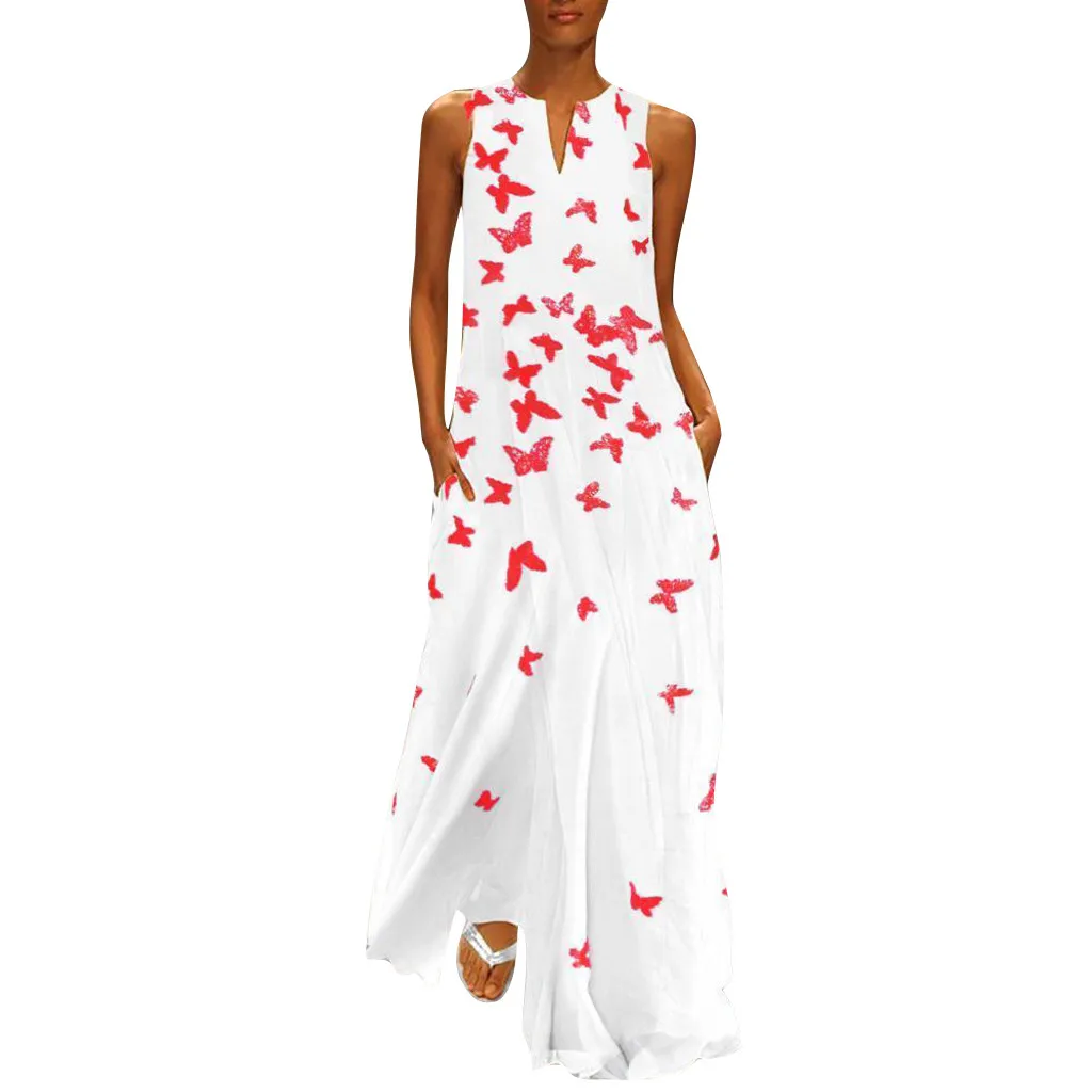 Women Vintage dress Daily Casual Sleeveless Cotton-Blend Printed Butterfly Dress plus size sukienki vestido de festa longo
Women Vintage dress Daily Casual Sleeveless Cotton-Blend Printed Butterfly Dress plus size sukienki vestido de festa longo