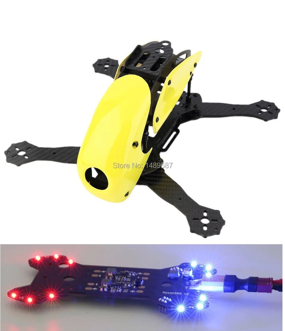Robocat 270 270mm 4-Axis carbon fiber Racing Mini Quadcopter Frame with Robocat 270 PDB Power Distribution Board w/ XT60 plug
Robocat 270 270mm 4-Axis carbon fiber Racing Mini Quadcopter Frame with Robocat 270 PDB Power Distribution Board w/ XT60 plug