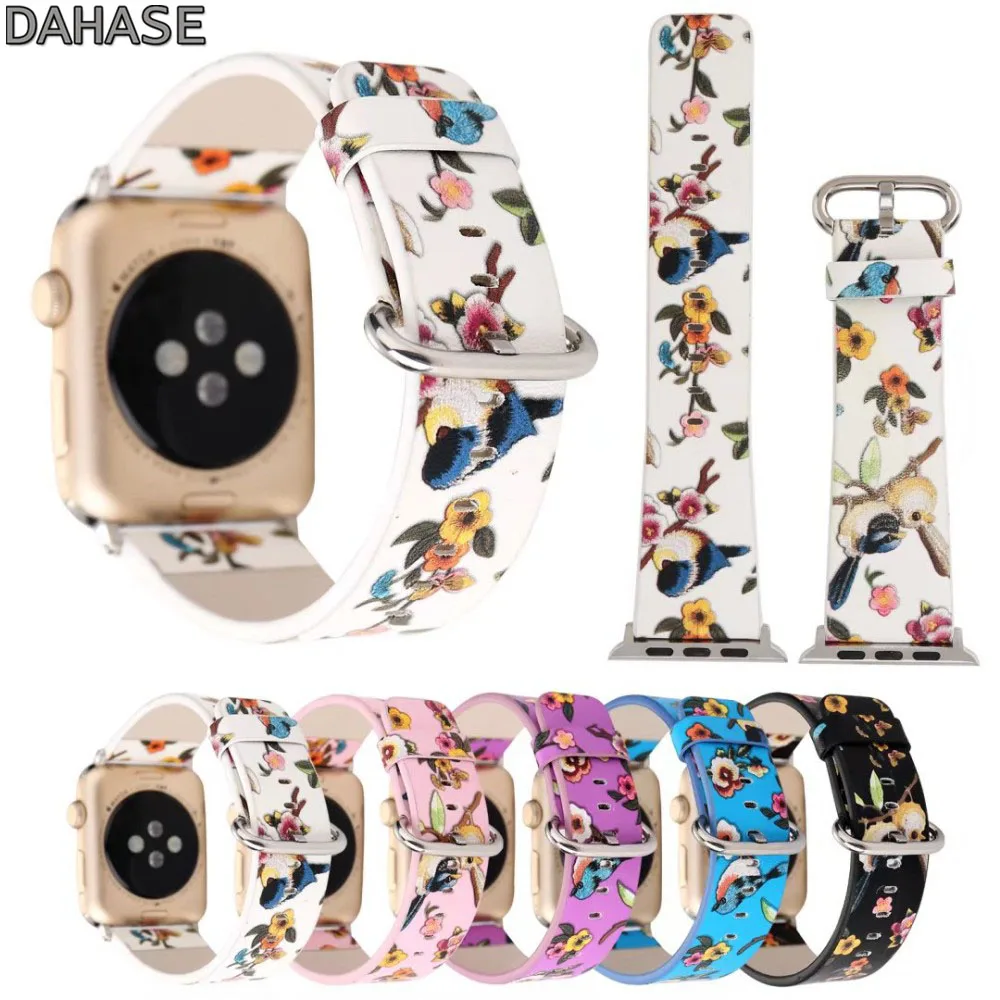 DAHASE ремешок для часов Apple Watch кожаный традиционный китайский реалистичный