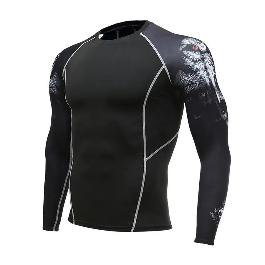 Compression Tights Men Fitness Running Shirt Breathable Long Sleeve Sport Rashgard Outdoor sports Cycling Clothing
Compression Tights Men Fitness Running Shirt Breathable Long Sleeve Sport Rashgard Outdoor sports Cycling Clothing