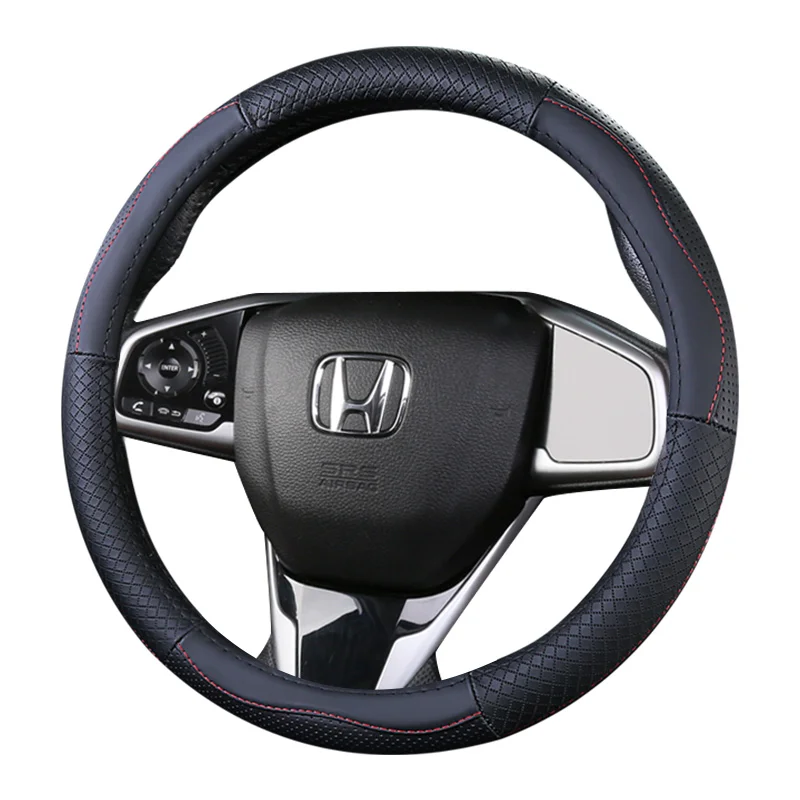Top Layer Leather Wheel Steering Covers for Honda Passport Pilot MR-V Vezel HR-V WR-V Acty Freed Jade Mobilio Odyssey Stepwgn
Top Layer Leather Wheel Steering Covers for Honda Passport Pilot MR-V Vezel HR-V WR-V Acty Freed Jade Mobilio Odyssey Stepwgn