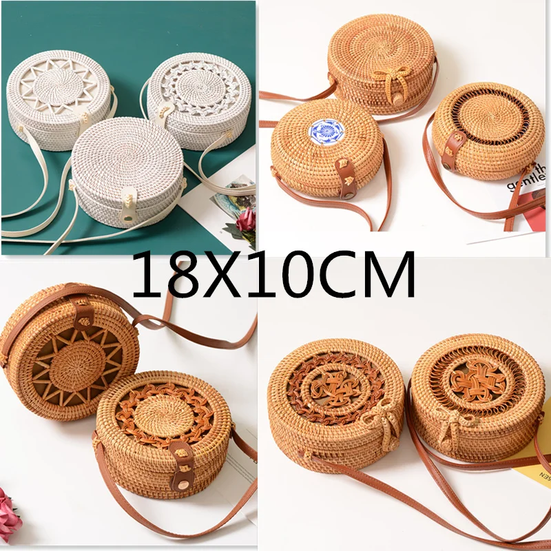 white bag New Women Straw Bag Handmade Rattan Women Round Bohemia Style Beach Circle Bag Hollow Retro Kintted Bow Shoulder Bags
white bag New Women Straw Bag Handmade Rattan Women Round Bohemia Style Beach Circle Bag Hollow Retro Kintted Bow Shoulder Bags