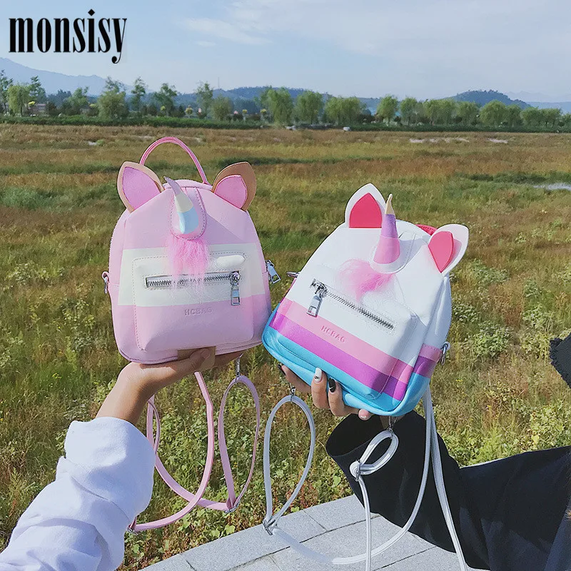 Monsisy Women Unicorn Backpack Girl School Bag Teenager Shoulder Bag Cute PU Leather Lady Mini Travel Backpack Mochilas Mujer
Monsisy Women Unicorn Backpack Girl School Bag Teenager Shoulder Bag Cute PU Leather Lady Mini Travel Backpack Mochilas Mujer