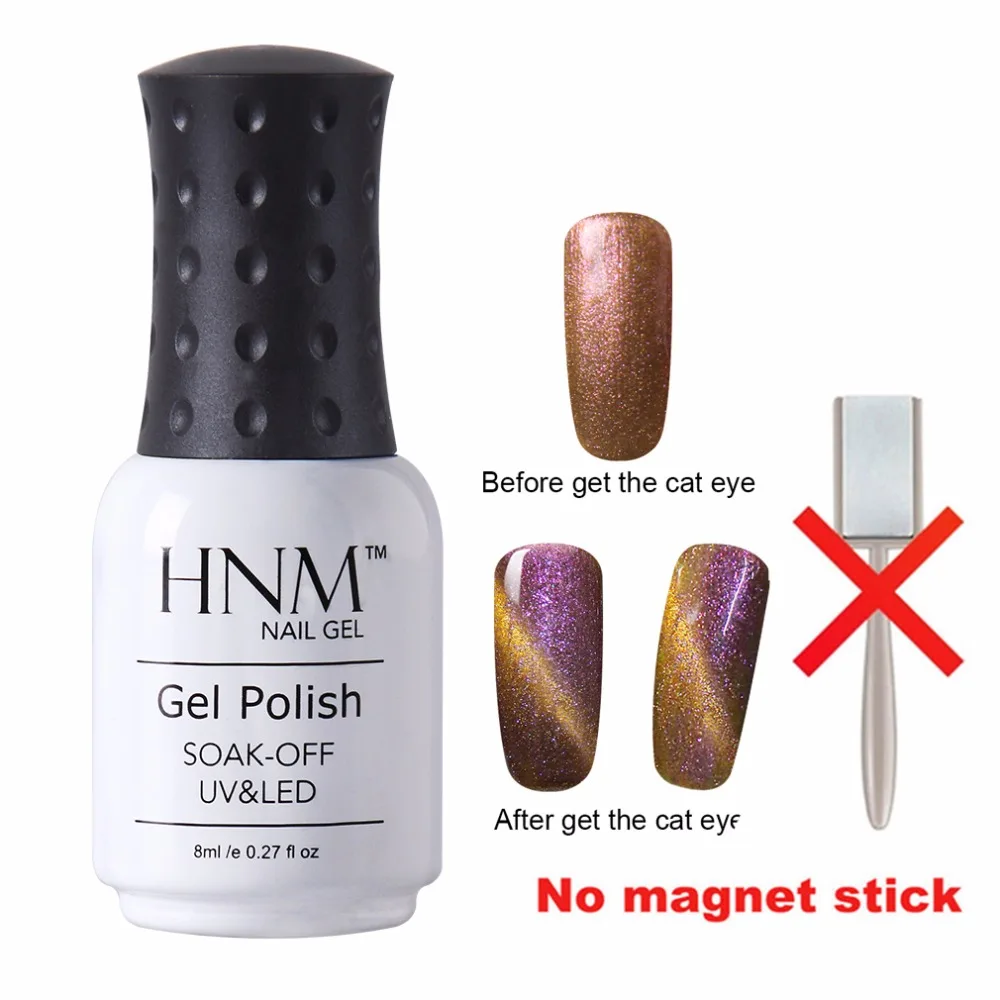HNM 8ml Lacquer Magnet Chameleon Cat Eyes Gel Color Change Semi Permanent Hybrid Gel Polish UV Nail Gel Polish Nail Art
HNM 8ml Lacquer Magnet Chameleon Cat Eyes Gel Color Change Semi Permanent Hybrid Gel Polish UV Nail Gel Polish Nail Art