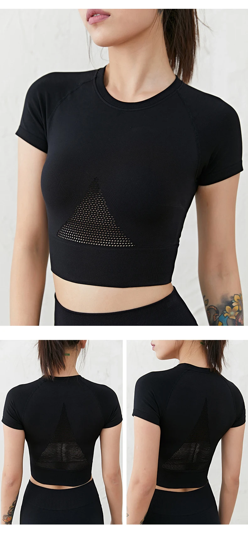 2019 New Sexy Mesh Women Seamless Yoga Shirts Yoga Clothes Workout Running Sport Crop Top Fitness Gym Clothing Gym Mujer 2019 New Sexy Mesh Women Seamless Yoga Shirts Yoga Clothes Workout Running Sport Crop Top Fitness Gym Clothing Gym Mujer