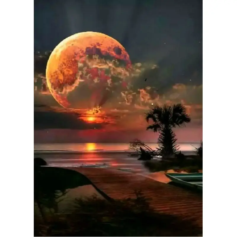2018 NEW Diamond Mosaic Diy Diamond Embroidery Night scenery moon 5d Square paste full cross stitch kit Diy Diamond painting
2018 NEW Diamond Mosaic Diy Diamond Embroidery Night scenery moon 5d Square paste full cross stitch kit Diy Diamond painting