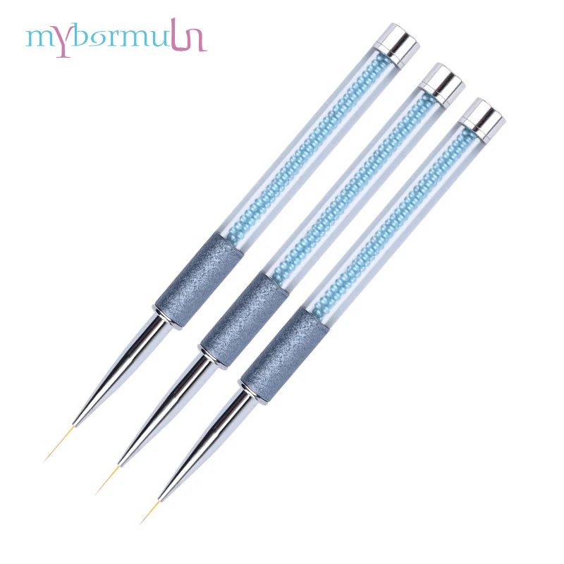 MYBORMULA 1 Pcs 6mm/8mm/10mm Nail Art Brush Painting Flower Drawing Line Pen Blue Rhinestone Handle Metal Acrylic Nail Art Tool
MYBORMULA 1 Pcs 6mm/8mm/10mm Nail Art Brush Painting Flower Drawing Line Pen Blue Rhinestone Handle Metal Acrylic Nail Art Tool