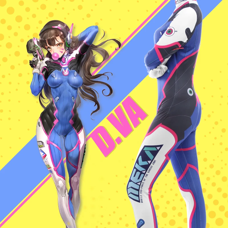 D VA Costume Female/Women/Girls/Lady Halloween Cosplay dva Zentai Catsuit Custom Lycra Spandex Digital Print D VA Bodysuit
D VA Costume Female/Women/Girls/Lady Halloween Cosplay dva Zentai Catsuit Custom Lycra Spandex Digital Print D VA Bodysuit