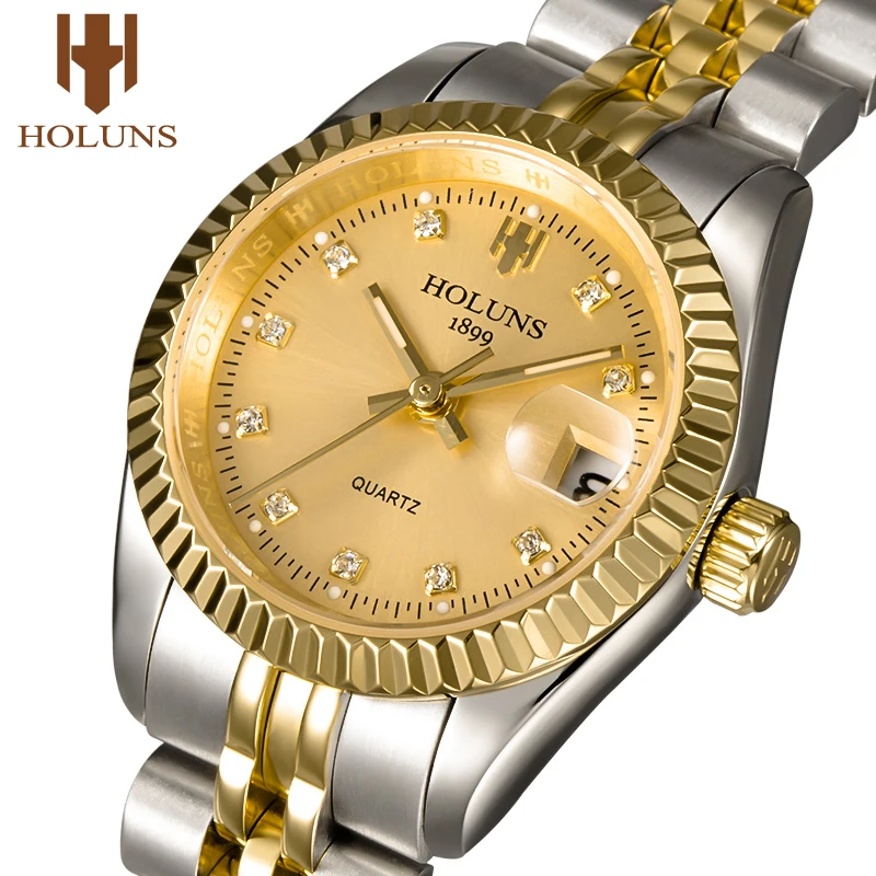 Holuns Women Watches 2019 Ladies Brand Luxury Gold Female Quartz Diamond Watch Waterproof Dress Relogio Feminino Best-seller
Holuns Women Watches 2019 Ladies Brand Luxury Gold Female Quartz Diamond Watch Waterproof Dress Relogio Feminino Best-seller