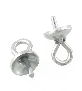 Stainless Steel Peg Bail,Factory Price, 316 Stainless Steel, oril color, 7x4mm, 0.7mm, Hole:Approx 1.5mm
Stainless Steel Peg Bail,Factory Price, 316 Stainless Steel, oril color, 7x4mm, 0.7mm, Hole:Approx 1.5mm