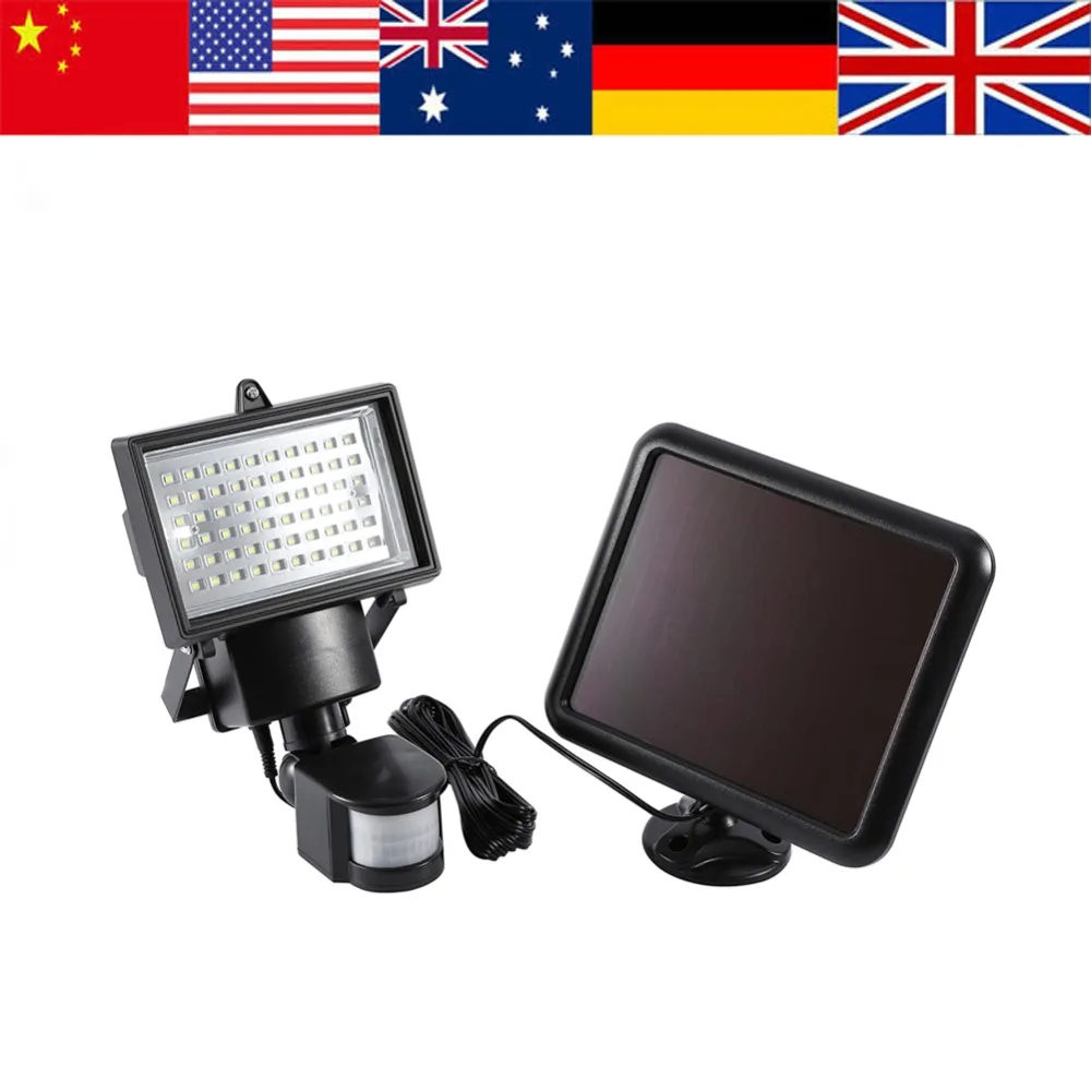 Solar Panel LED Flood Security Garden Light PIR Motion Sensor 60 LEDs Path Wall Lamps Outdoor Emergency Lamp Solar Sensor Lamp
Solar Panel LED Flood Security Garden Light PIR Motion Sensor 60 LEDs Path Wall Lamps Outdoor Emergency Lamp Solar Sensor Lamp
