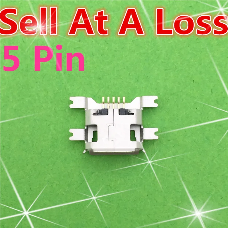 Image 10pcs G22 5pin Female Micro USB Connector Socket SMD 4 feet Widely Used In Tablet Phone PDA Charging High Quality Sell At A Loss