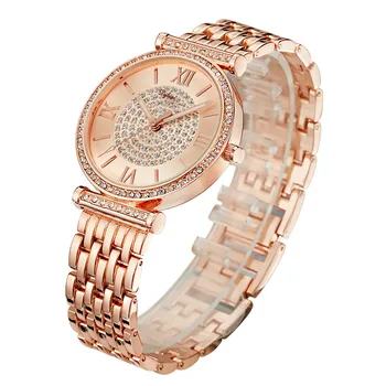 2019 Luxury Women Watches Rose Gold Rhinestone Ladys Stainless Steel Band Business Quartz Watch Relogio Feminino BINZI Classic
2019 Luxury Women Watches Rose Gold Rhinestone Ladys Stainless Steel Band Business Quartz Watch Relogio Feminino BINZI Classic