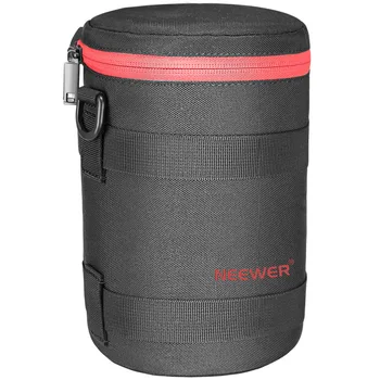Neewer NW-L2060 Thick Padded Protective Water Resistant Durable Nylon Lens Pouch for 80-200MM Lens (Red) 
Neewer NW-L2060 Thick Padded Protective Water Resistant Durable Nylon Lens Pouch for 80-200MM Lens (Red)