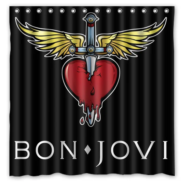 New Eco-friendly Polyester Bon Jovi Bathroom Curtains High Quality Washable Bath Decor Shower Curtain
New Eco-friendly Polyester Bon Jovi Bathroom Curtains High Quality Washable Bath Decor Shower Curtain