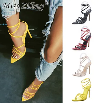 2009 Explosive Women's Sandals Ribbon Combination Tip-toed Fish-billed Fine Super High-heeled Sandals
2009 Explosive Women's Sandals Ribbon Combination Tip-toed Fish-billed Fine Super High-heeled Sandals