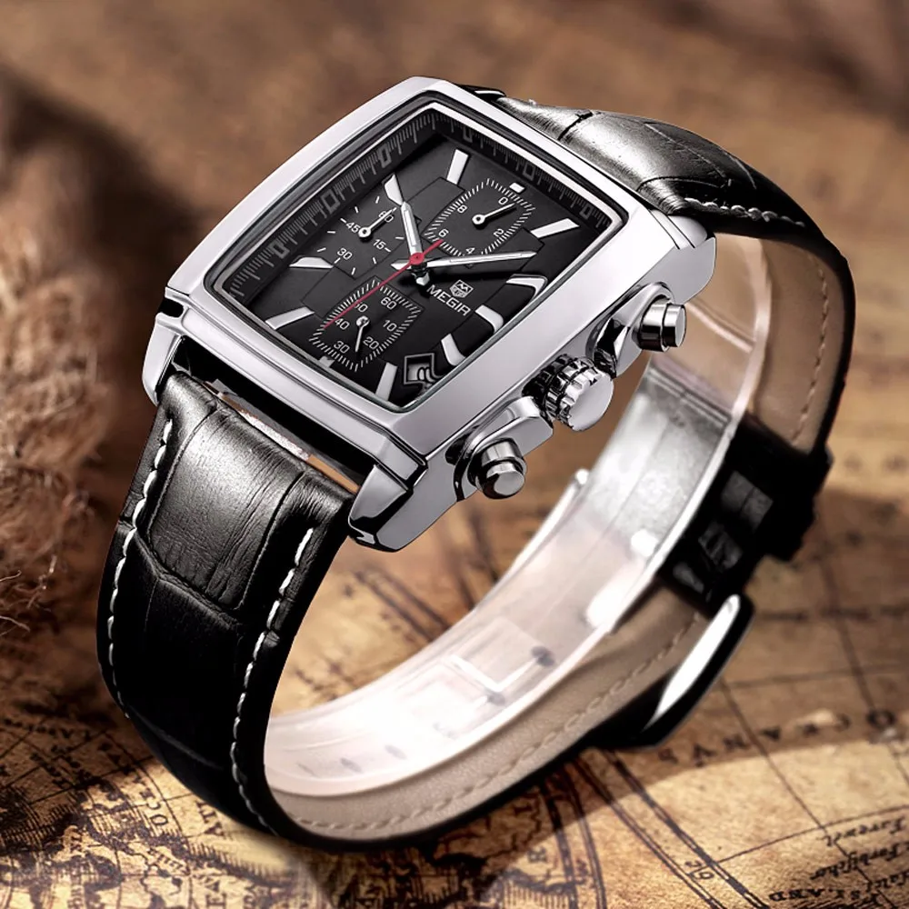 Relogio Masculino Megir Top Brand Luxury Mens Watches Men Military Sport Clock Chronograph Wrist watch Leather Quartz Watch 2028 Relogio Masculino Megir Top Brand Luxury Mens Watches Men Military Sport Clock Chronograph Wrist watch Leather Quartz Watch 2028