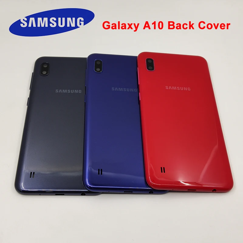 Original Samsung Galaxy A10 2019 A105F Back Battery Cover Rear Door Housing Case Replacement with Side Button Key Camera Lens
Original Samsung Galaxy A10 2019 A105F Back Battery Cover Rear Door Housing Case Replacement with Side Button Key Camera Lens