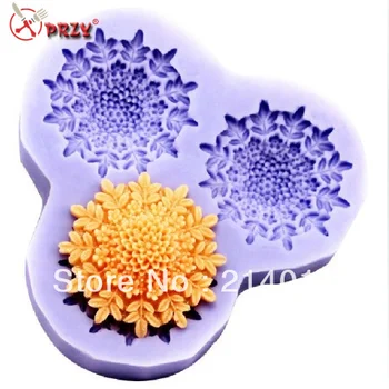 Flower Silicone Mold Fondant Cake Decorating Tools Silicone Soap Mold Moulds Silicone Rubber Cake Moldld NO.SI363 PRZY 001
Flower Silicone Mold Fondant Cake Decorating Tools Silicone Soap Mold Moulds Silicone Rubber Cake Moldld NO.SI363 PRZY 001