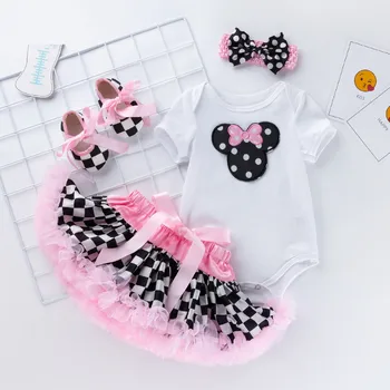 Newborn Kids Baby Girls Clothes Summer Cute Girl Costume Children Clothing Baby Rompers+Plaid Skirt Set Cartoon Baby Clothing
Newborn Kids Baby Girls Clothes Summer Cute Girl Costume Children Clothing Baby Rompers+Plaid Skirt Set Cartoon Baby Clothing