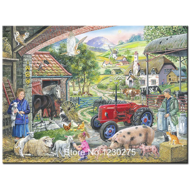 5d diamond embroidery country landscape & pig diy mosaic diamond painting accessories full square/round drill wall decor JX451
5d diamond embroidery country landscape & pig diy mosaic diamond painting accessories full square/round drill wall decor JX451