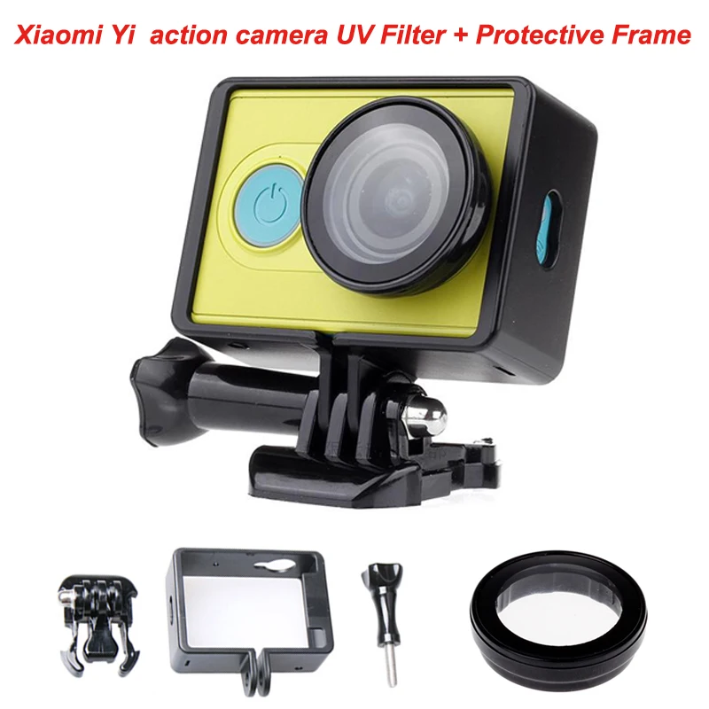 XIAO MI Xiaoyi UV Filter Lens Protector and Portable Protective Frame For Xiaomi yi xiaoyi Action Sports Camera Accessories
XIAO MI Xiaoyi UV Filter Lens Protector and Portable Protective Frame For Xiaomi yi xiaoyi Action Sports Camera Accessories