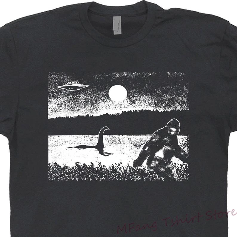 Bigfoot tshirt Loch Ness Monster Shirt Ufo tshirts Sasquatch Alien Tees Cryptid Cryptozoology Shirts For Men Women Area 51
Bigfoot tshirt Loch Ness Monster Shirt Ufo tshirts Sasquatch Alien Tees Cryptid Cryptozoology Shirts For Men Women Area 51