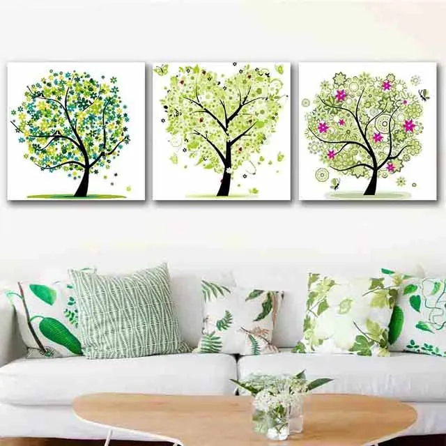DIY картинки для раскраски по номерам с цветами life Tree рисование картин в рамке